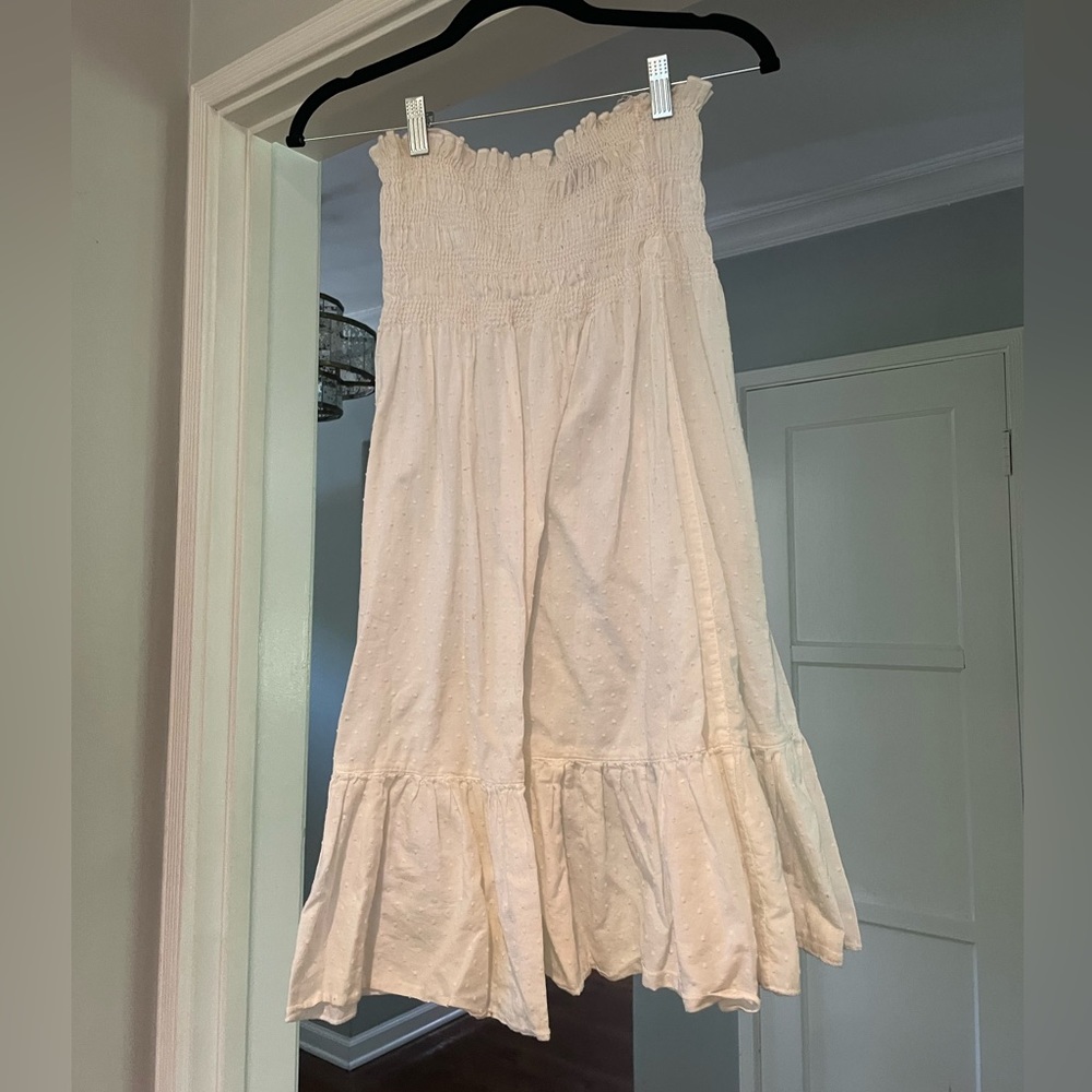 Strapless summer dress!! Size S 🤍